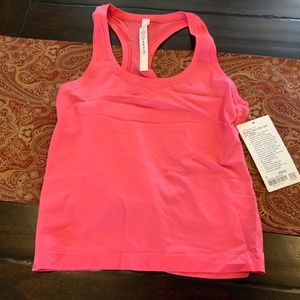 Lululemon SWIFTLY TECH RB 2.0 *RACE  tank top, guava Pink ￼SZ 8 NWT, sold out